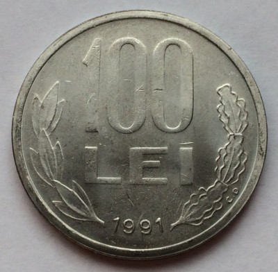 100 lei 1991 (cifre subtiri, 9 rotund) bricon avers.jpg
